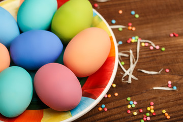 Fototapeta na wymiar Easter Eggs. Sunday. Easter. Happy Holidays. Christian holiday. Religion. Tradition. Easter background.