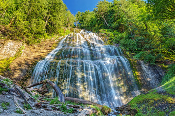 Bridal Veil waterfall, BC, Canada