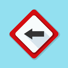 Left Arrow Sign illustration