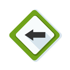 Left Arrow Sign illustration