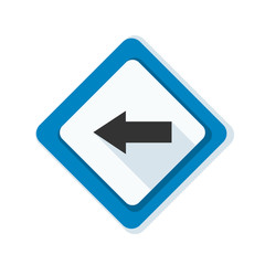Left Arrow Sign illustration