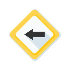 Left Arrow Sign illustration