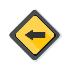 Left Arrow Sign illustration