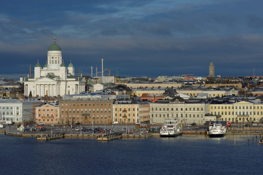 Cityscape of Helsinki, Finland