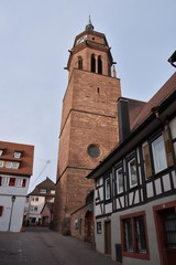 Stadtkirche St. Peter und Paul in Weil der Stadt , Württemberg .