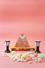 雛あられとおひな様