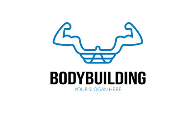 Fototapeta premium Body Building Logo