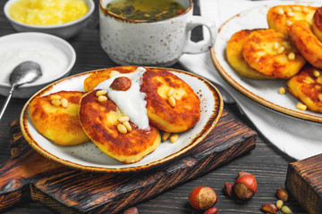 Cottage cheese pancakes