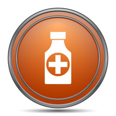 Pills bottle  icon