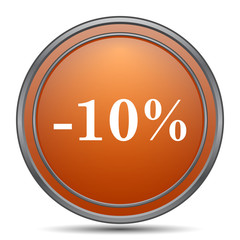 10 percent discount icon