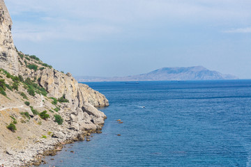 Fototapeta na wymiar Seascape with rocks