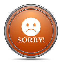 Fototapeta premium Sorry icon