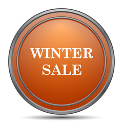 Winter sale icon