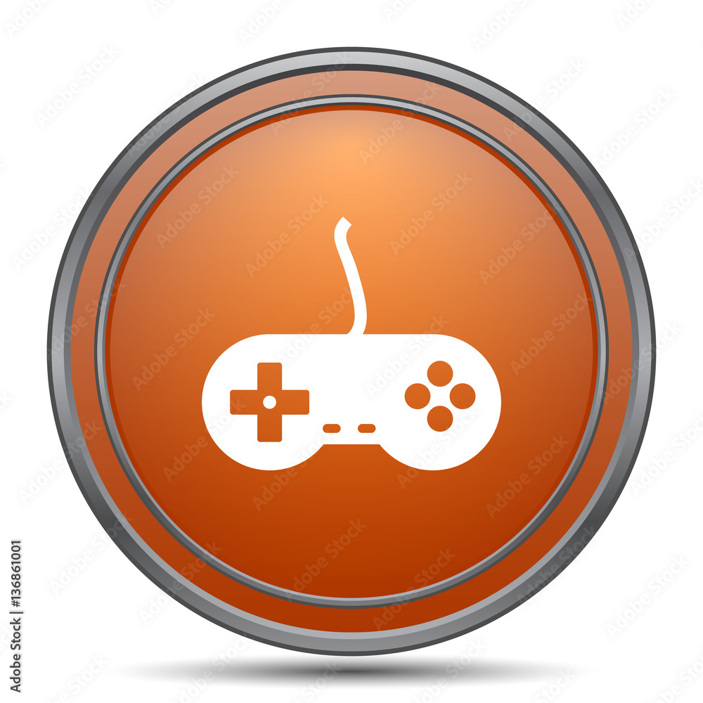 Wall mural gamepad icon