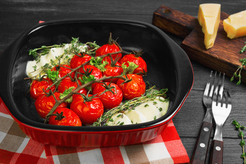 Roasted (baked) cherry tomatoes