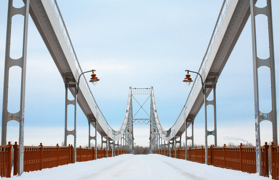 Fototapeta Symmetric bridge structure
