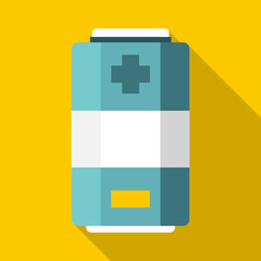 Battery icon, flat style