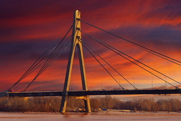 Obraz premium Moskovskyi (Moscow) bridge