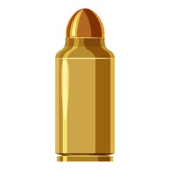Bullet icon, cartoon style