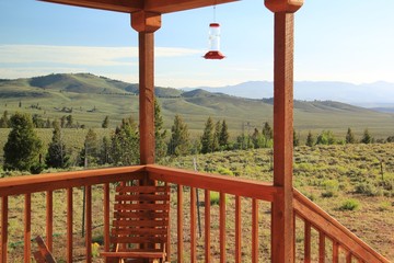 View from mountain home in Gunnison
