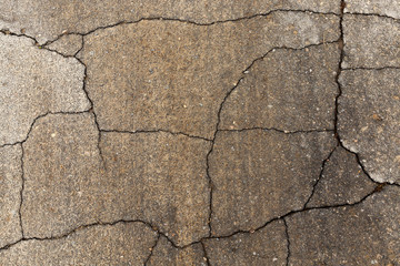 very bad road