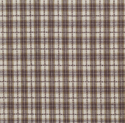 Plaid cotton fabric for background or texture