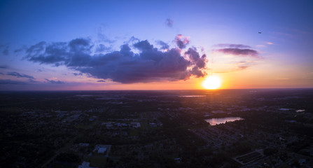 Beautiful Sunset in Orlando Florida