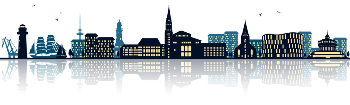 Kiel Schleswig-Holstein Deutschland Skyline