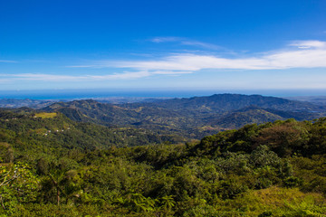 Fototapeta premium View of mountains in Puerto Rico