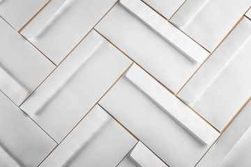 Obraz premium Flat lay of envelopes