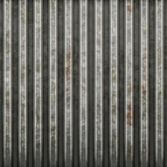 Fototapeta premium Seamless rusty corrugated metal pattern 