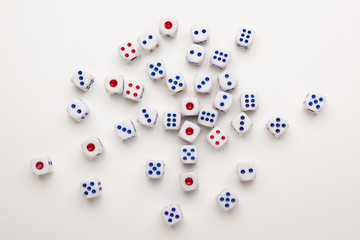 spread of dice