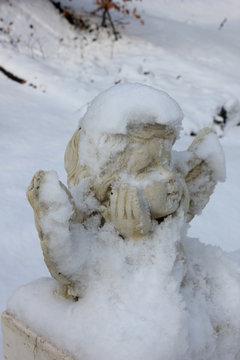 Guardian Angel in the snow