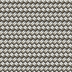 Seamless  metal weaving pattern