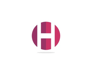 H logo letter 