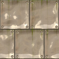 Seamless distorted  sheet metal background