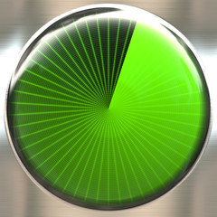 Round  Sonar sreen
