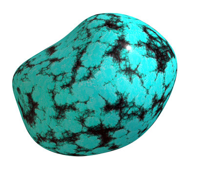Polished  Turquoise Pebble 