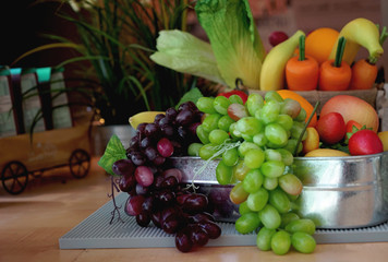 The fruit is a food with high vitamin.