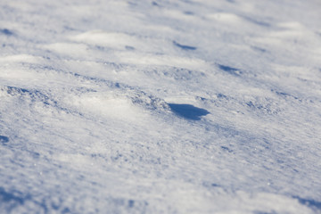 snow covered surface