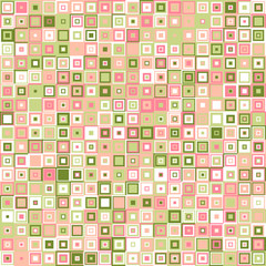 Seamless square mosaic pattern - vector illutration
