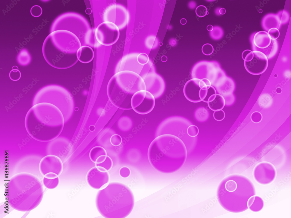 Poster mauve background bokeh shows light burst and abstract