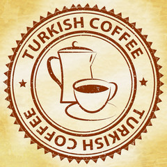 Turkish Coffee Shows Turkey Beverage Or Drink