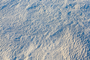 snow covered surface