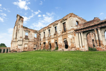 the ruins of an ancient castle