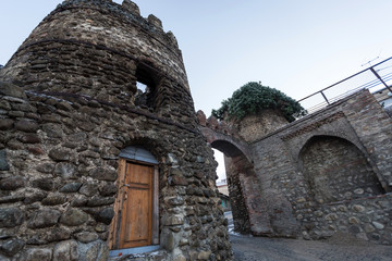 Gate of Signagi Castle. Georgia.