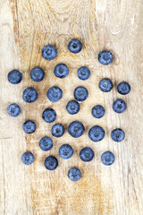Obraz na płótnie Canvas blue blueberries closeup