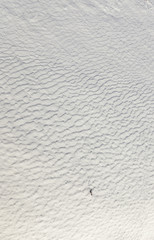 Photo snow, close-up