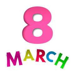 Vector Illustration of International women's day.