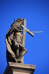 colonne et statue de Sigismond